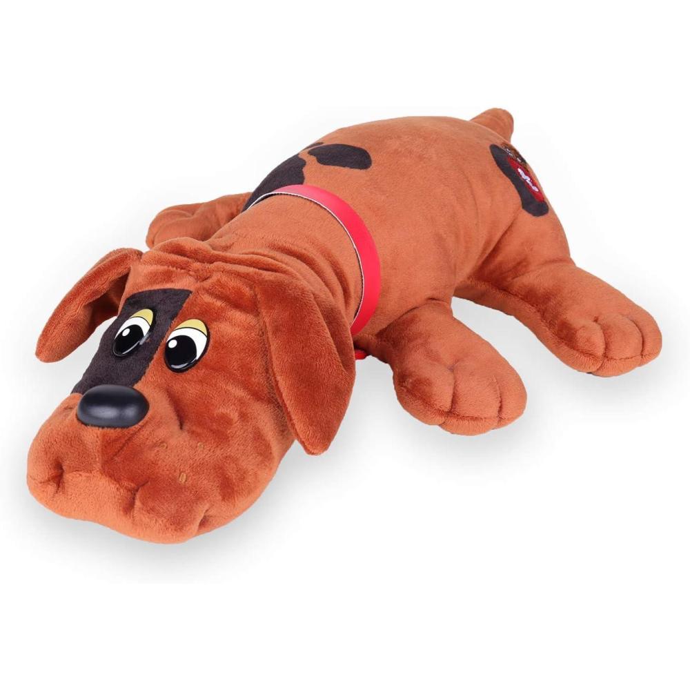 imageBasic Fun Pound Puppies Classic Stuffed Animal Plush Toy  Great Gift for Girls ampamp Boys  17quot  Red with Black SpotsClassic  Red with Black Spots