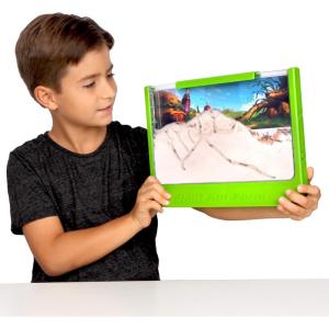 Uncle Milton Giant Ant Farm – Large Viewing Area – Care for Live Ants – Nature Learning Toy – Science DIY Toy Kit – Great Gift for Boys & Girls, Green