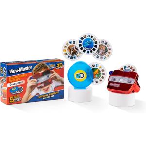 View Master Classic with Discovery Kids Reels – Metallic Viewfinder with 5 Reels Included – STEM, Retro, Nature Learning Toy for Kids and Adults, Toddlers, Ages 3+