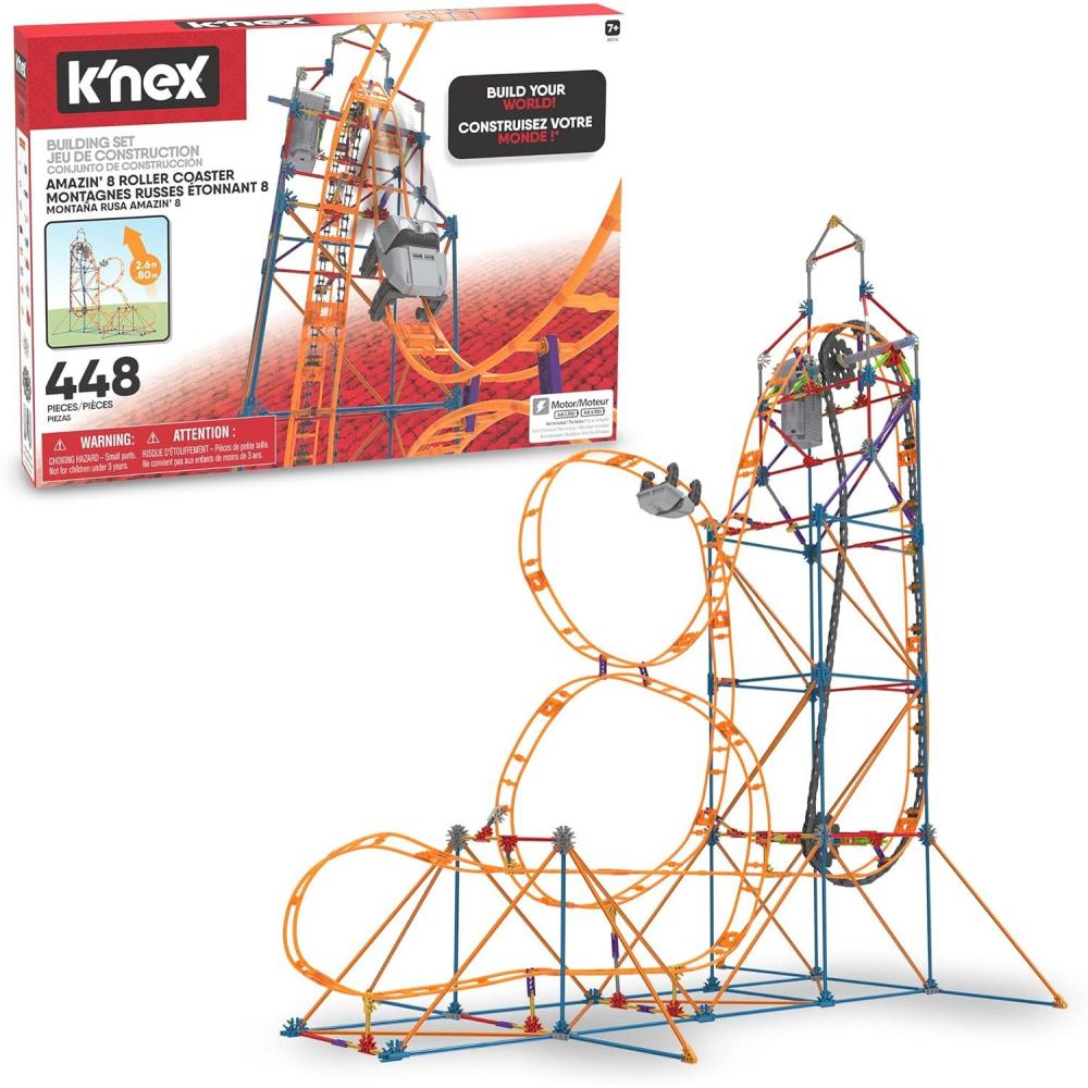 imageKNEX  Amazin 8 Coaster  STEM Building Set Kid Construction Creative Play Toy Ages 9