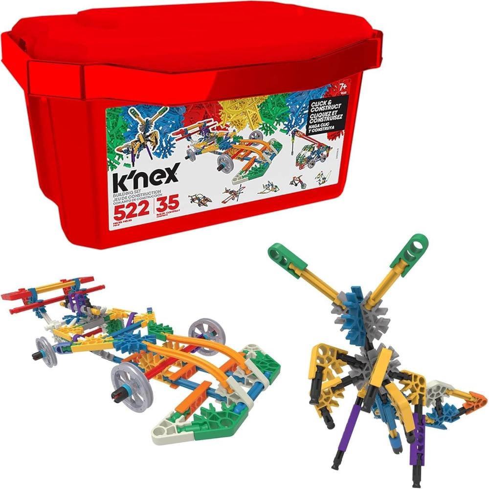 imageKNEX  Click ampamp Construct Value Building Set  522 Pieces STEM Building Creative Play Set Ages 7Click  Construct Value Building Set