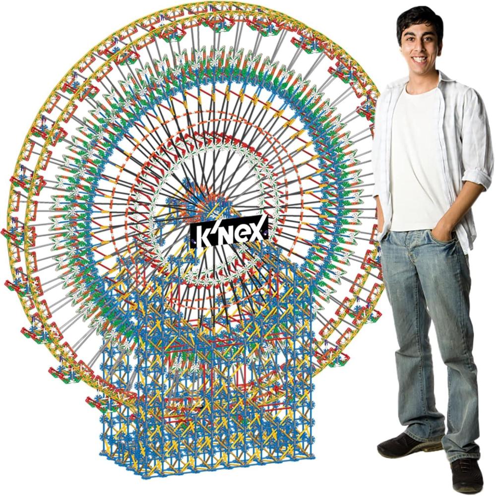 imageKNEX  Thrill Rides 6Foot Ferris Wheel STEM Building Creative Construction Set Ages 16
