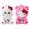 Care Bears x Hello Kitty Plush 2 Pack – Hello Kitty as Funshine Bear & My Melody as Share Bear(Hello Kitty Loves Cheer Bear 10″ Plush 2-pack)