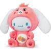 Cinnamoroll Dressed As Love-a-Lot Bear 8″ Fun-Size Plush, Pink – Soft, Huggable Bestie! – Good for Girls and Boys, Employees, Collectors, Ages 4+(Cinnamoroll Dressed as Love-a-lot Bear)