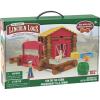LINCOLN LOGS – Fun On The Farm – 102 Parts – Real Wood Logs – Ages 3+ – Best Retro Building Gift Set for Boys/Girls – Creative Construction Engineering – Top Blocks Game Kit – Preschool Education Toy(Farm)