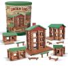 LINCOLN LOGS Collector’s Edition Village Set – 327 Real Wood Pieces, Ages 3+, Retro Building Toy for Boys/Girls, Creative Construction Game(Blocks Game Kit)