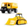 Tonka – Steel Classics Giga Series – Dump Truck & Bulldozer, 2-Pack