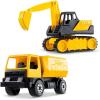 Tonka – Steel Classics Giga Series – Dump Truck & Excavator, 2-Pack