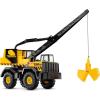 Tonka Steel Classics Front Loader – Made with Steel & Sturdy Plastic, Yellow Toy Construction Truck, Boys and Girls, Kids, Toddlers, Ages 3+(Mighty Crane)