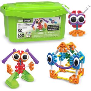 KID K’NEX – Budding Builders Set ‚ 100 Pieces, Preschool STEM Building, Kid Construction Set, Creative Play ‚ Ages 3+(Budding Builders)