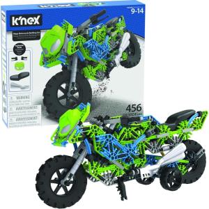K’NEX – Mega Motorcycle Building Set ‚ 456 Pieces, STEM Building, Working Suspension, Engineering Toy‚ Ages 9+