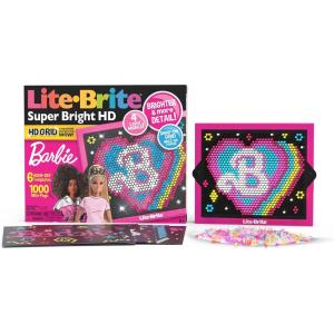 Lite Brite Super Bright HD, Barbie Edition – Creative Retro Light-Up Screen – Educational Play for Children, Enhances Creativity, Gift for Girls and Boys Ages 6+(Super Bright Hd – Barbie Edition)