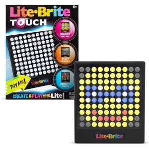 Lite-Brite Touch – Create, Play and Animate – Light Up Portable Stem Sensory Learning Toy, Creative Art Stem Toy for Girls, Boys, Unisex, Toddler, Holiday, Birthday, Gift, Ages 6+(Lite-brite Touch)