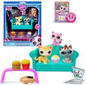 Littlest Pet Shop – Diner Dash Play Pack, Gen 7 Authentic LPS Bobble Head Toy Figure, Collectible Toy Animal, Ages 4+