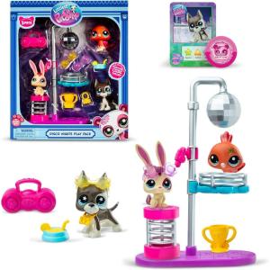 Littlest Pet Shop – Disco Nights Play Pack, Gen 7 Authentic LPS Bobble Head Toy Figure, Collectible Toy Animal, Ages 4+
