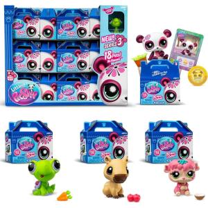Littlest Pet Shop – Pet Surprise Display – Series 3 18 Pets Collector Set + 1 Bonus Pet, Gen 7 Authentic LPS Bobble Head Toy Figure, Collectible Toy Animal, Ages 4+
