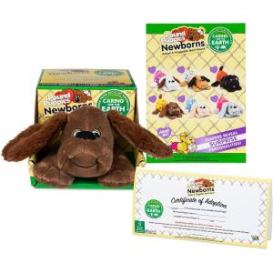 POUND PUPPIES Newborns Plush – Zany – Dark Brown, Eco Friendly