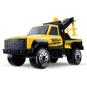 Tonka Steel Classics Front Loader – Made with Steel & Sturdy Plastic, Yellow Toy Construction Truck, Boys and Girls, Kids, Toddlers, Ages 3+(Tow Truck)