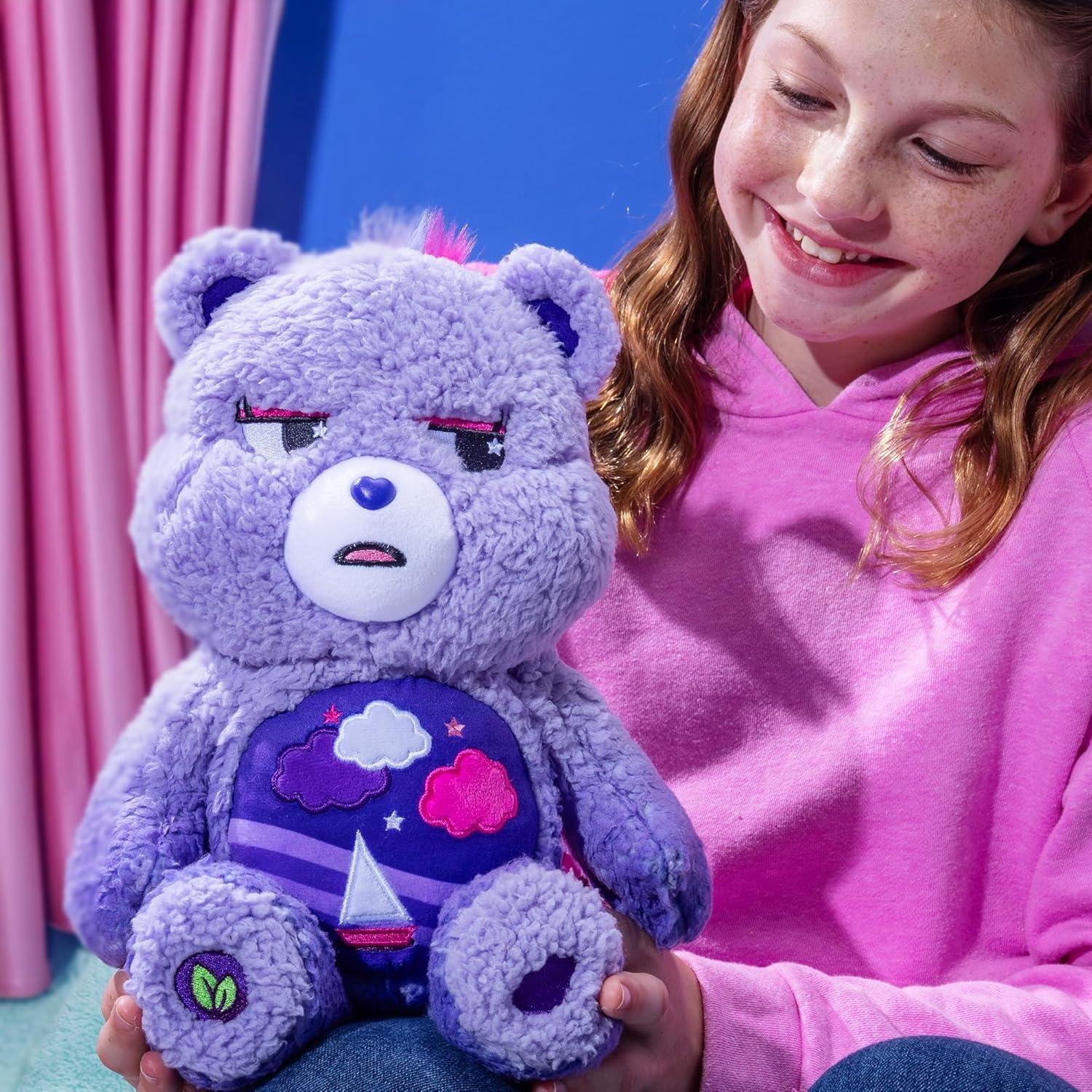 imageCare Bears 14quot Cozy Stormy Heart Bear Eco Friendly Stuffed Animal