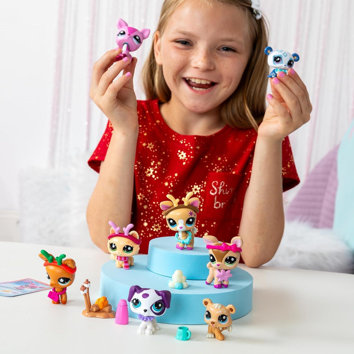 imageLittlest Pet Shop  Advent Calendar 2024  LPS Gen 7 Authentic Mystery Figures Surprise Collectible Kidult Toy Girls Boys Kids Tweens Ages 4124W x 10H