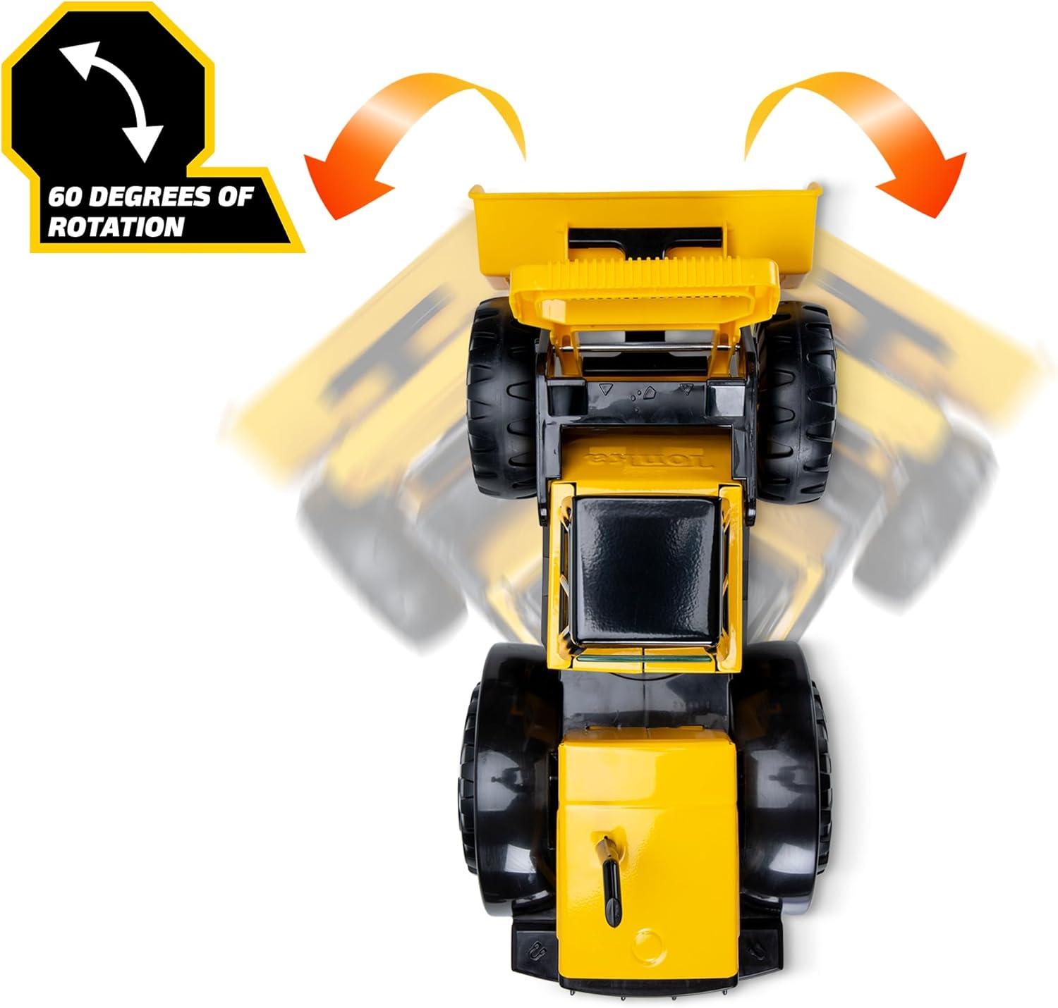 imageTonka Steel Classics Front Loader  Made with Steel ampamp Sturdy Plastic Yellow Toy Construction Truck Boys and Girls Kids Toddlers Ages 3Front Loader