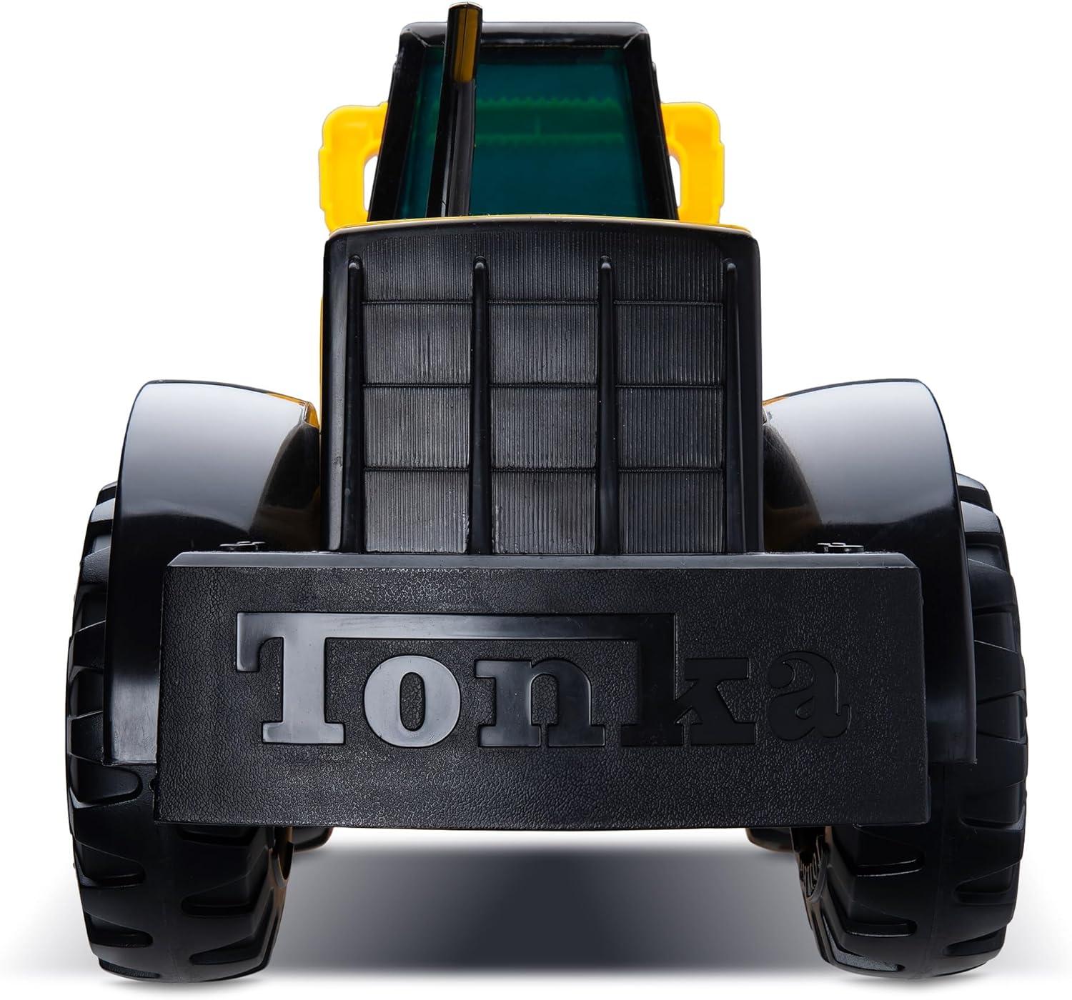imageTonka Steel Classics Front Loader  Made with Steel ampamp Sturdy Plastic Yellow Toy Construction Truck Boys and Girls Kids Toddlers Ages 3Front Loader