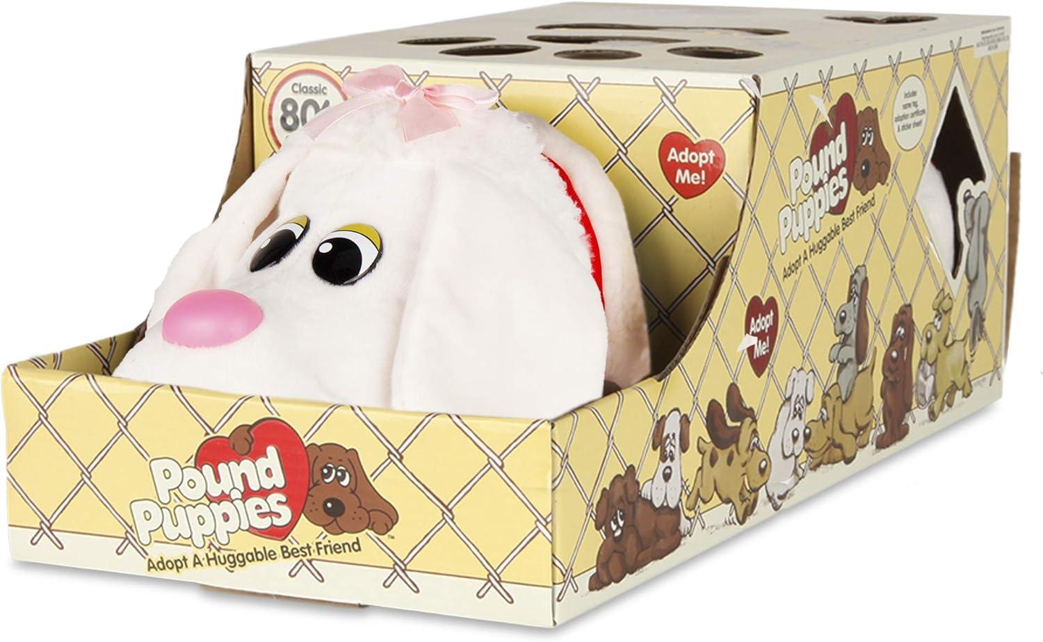 imagePound Puppies Classic Stuffed Animal Plush Toy  Great Gift for Girls ampamp Boys  17quot  White Poodle Amazon Exclusive