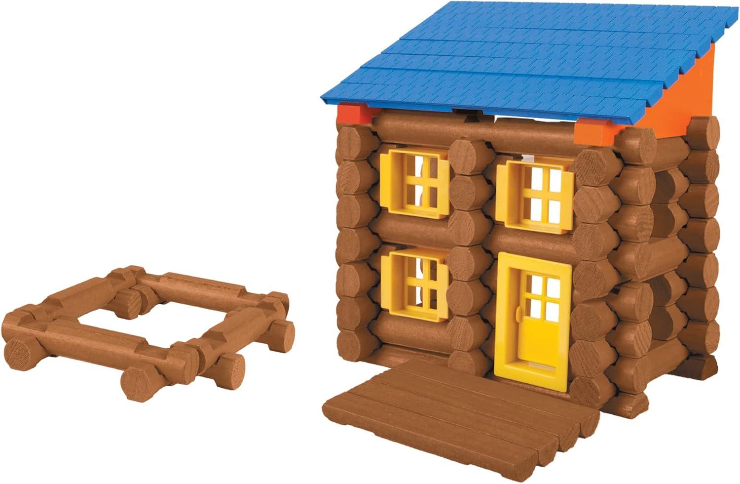 imageLINCOLN LOGS  Oak Creek Lodge  137 Pieces  Real Wood LogsAges 3  Best Retro Building Gift Set for BoysGirls  Creative Construction Engineering  Top Blocks Game Kit  Preschool Education ToyLogs