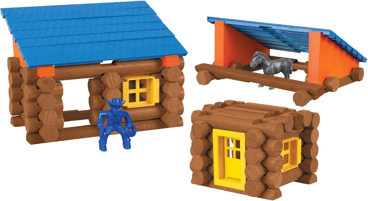 imageLINCOLN LOGS  Oak Creek Lodge  137 Pieces  Real Wood LogsAges 3  Best Retro Building Gift Set for BoysGirls  Creative Construction Engineering  Top Blocks Game Kit  Preschool Education ToyLogs