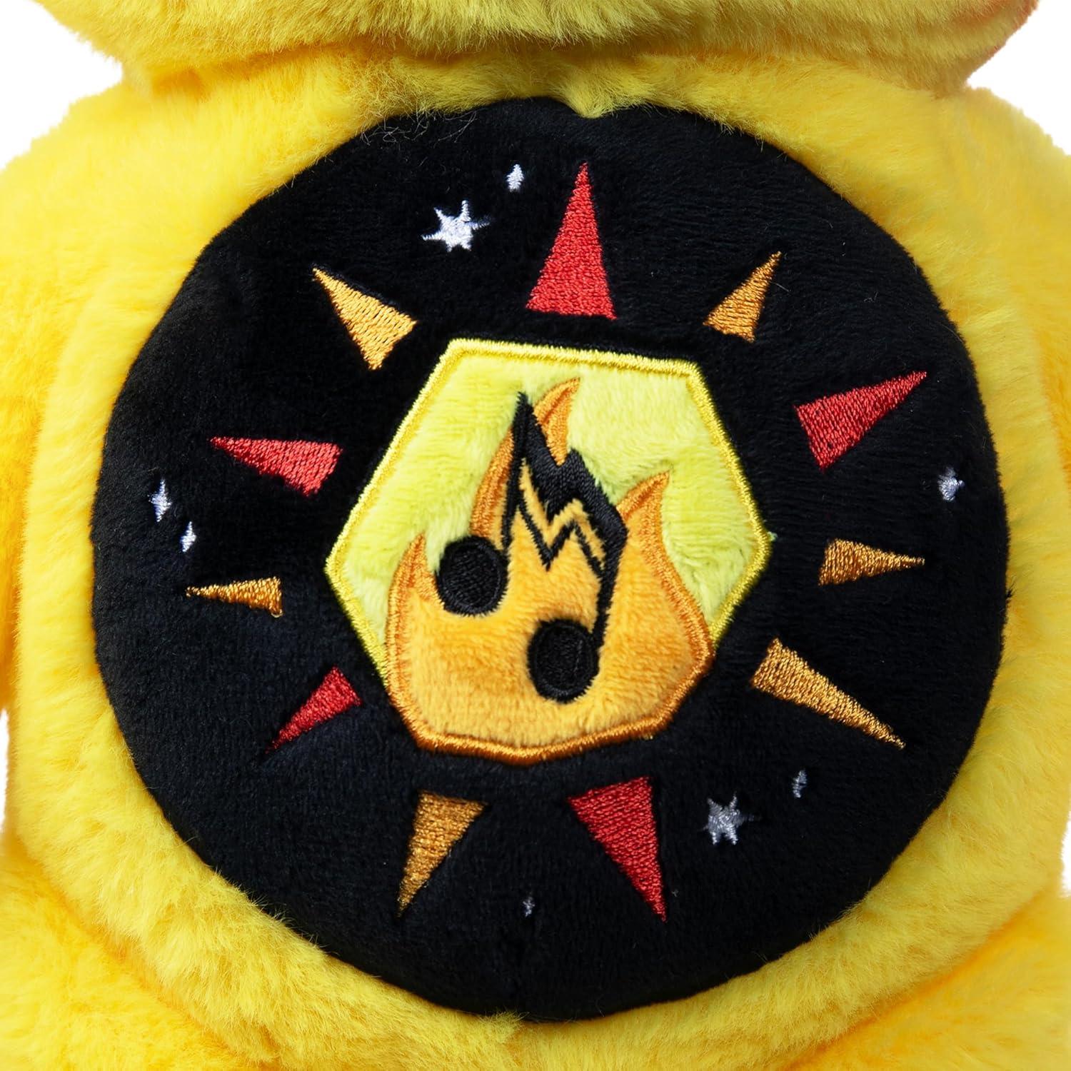 imageCare Bears 14quot Rock Theme Medium Size Plush Funshine BearFunshine Bear Rock Theme