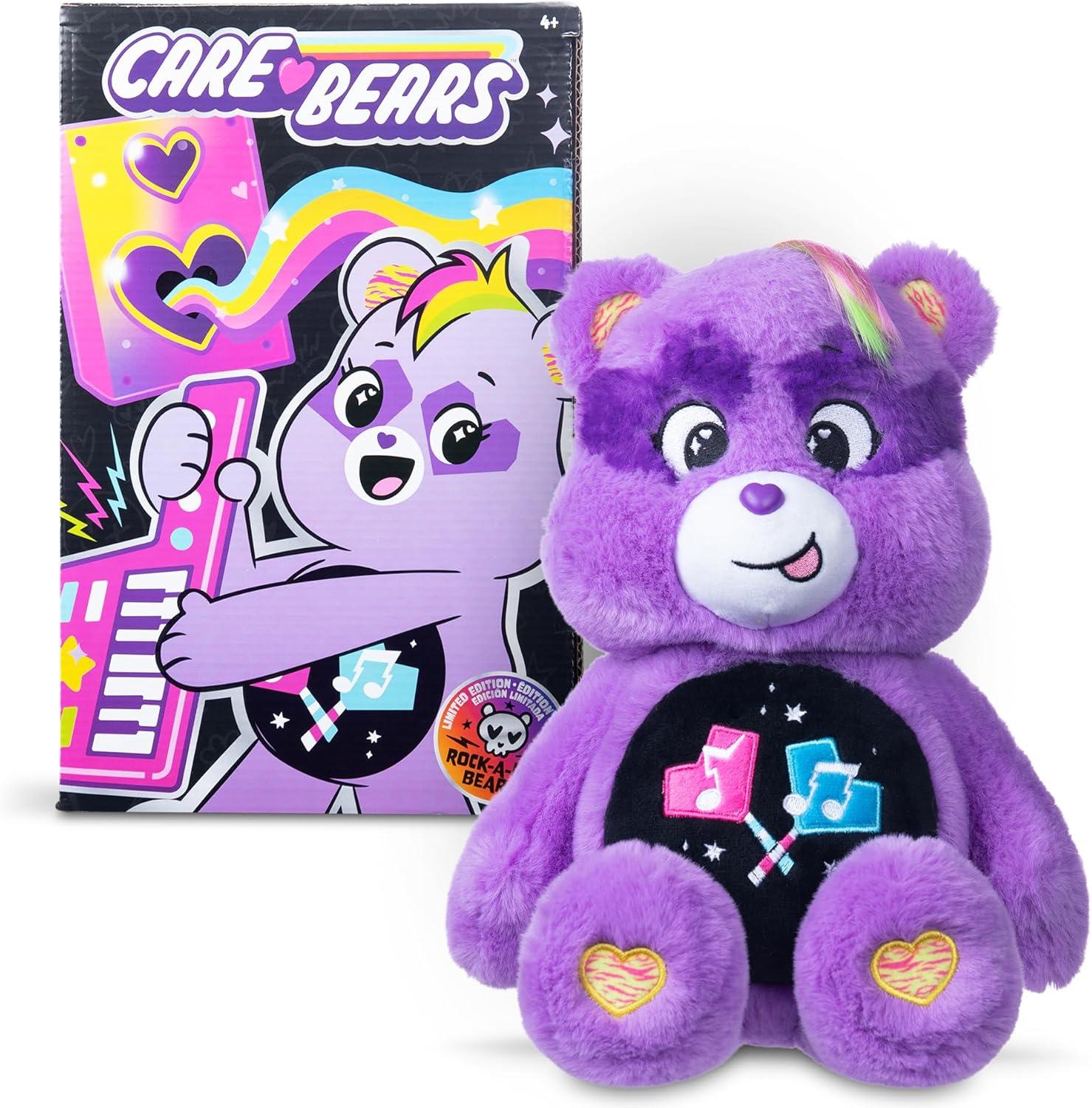 imageCare Bears 14quot Rock Theme Medium Size Plush Funshine BearShare Bear Rock Theme