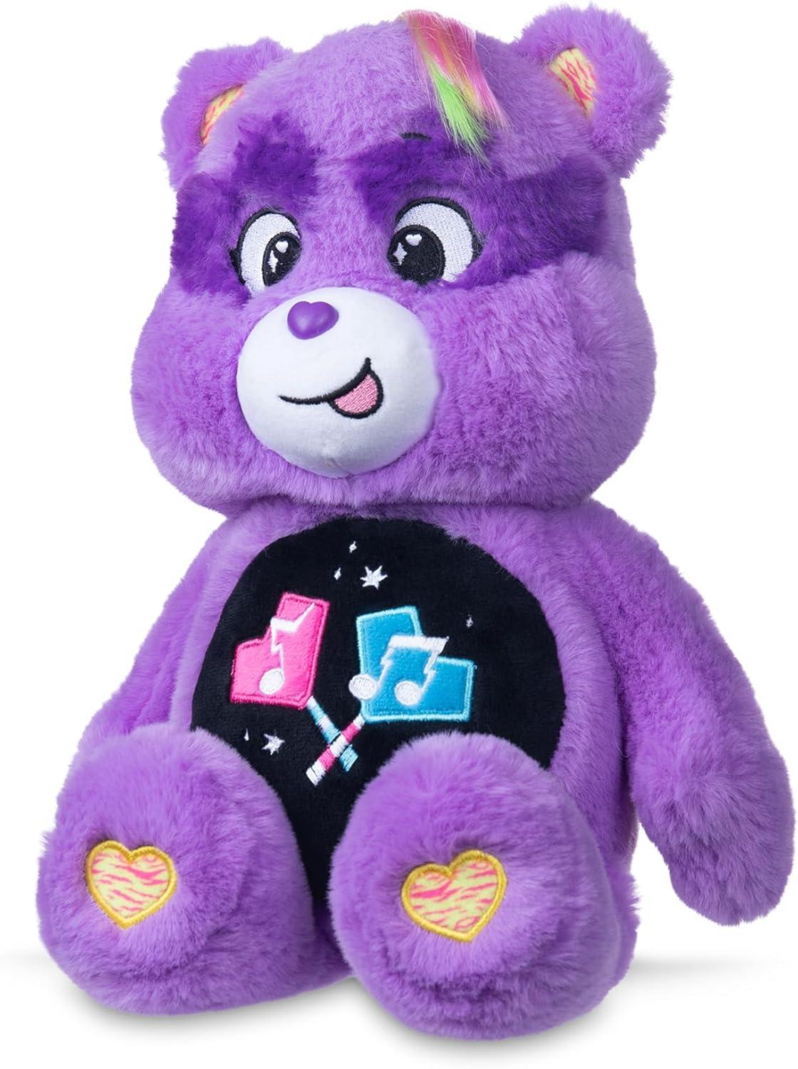 imageCare Bears 14quot Rock Theme Medium Size Plush Funshine BearShare Bear Rock Theme