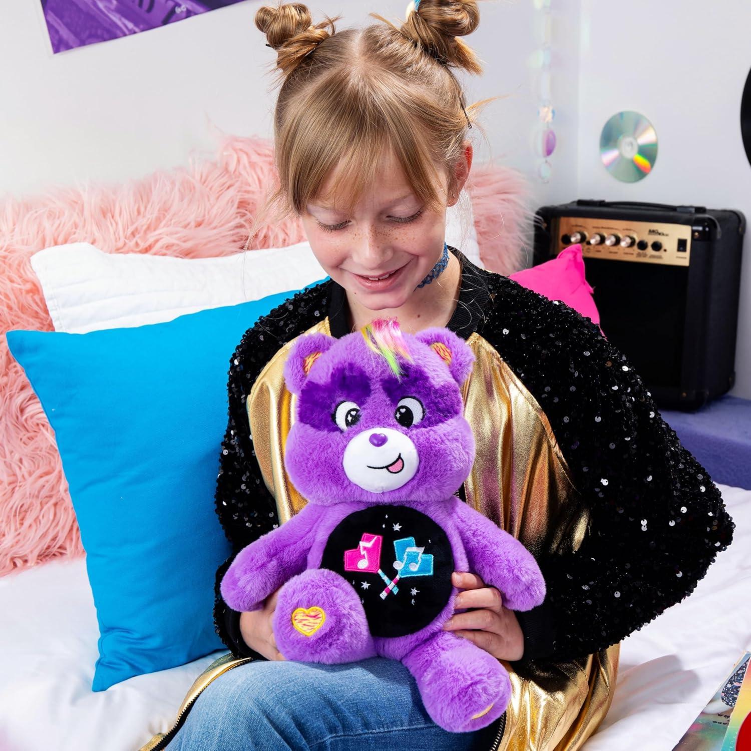 imageCare Bears 14quot Rock Theme Medium Size Plush Funshine BearShare Bear Rock Theme