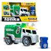 imageTonka Crank and Haul Garbage Truck Made with Sturdy Plastic White and Green Kid Powered Toy Construction Truck Ages 3 Boys and Girls Kids Toddlers Christmas Birthday Gifts