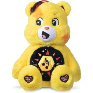 Care Bears – 14″ Rock Theme – Medium Size Plush – Funshine Bear(Funshine Bear – Rock Theme)
