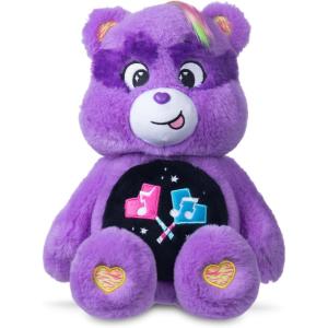 Care Bears – 14″ Rock Theme – Medium Size Plush – Funshine Bear(Share Bear – Rock Theme)