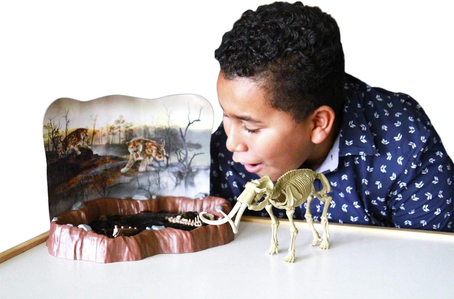 imageBasic Fun Dr Steve Hunters Tar Pits Explorer Saber Tooth Tiger Mammoth