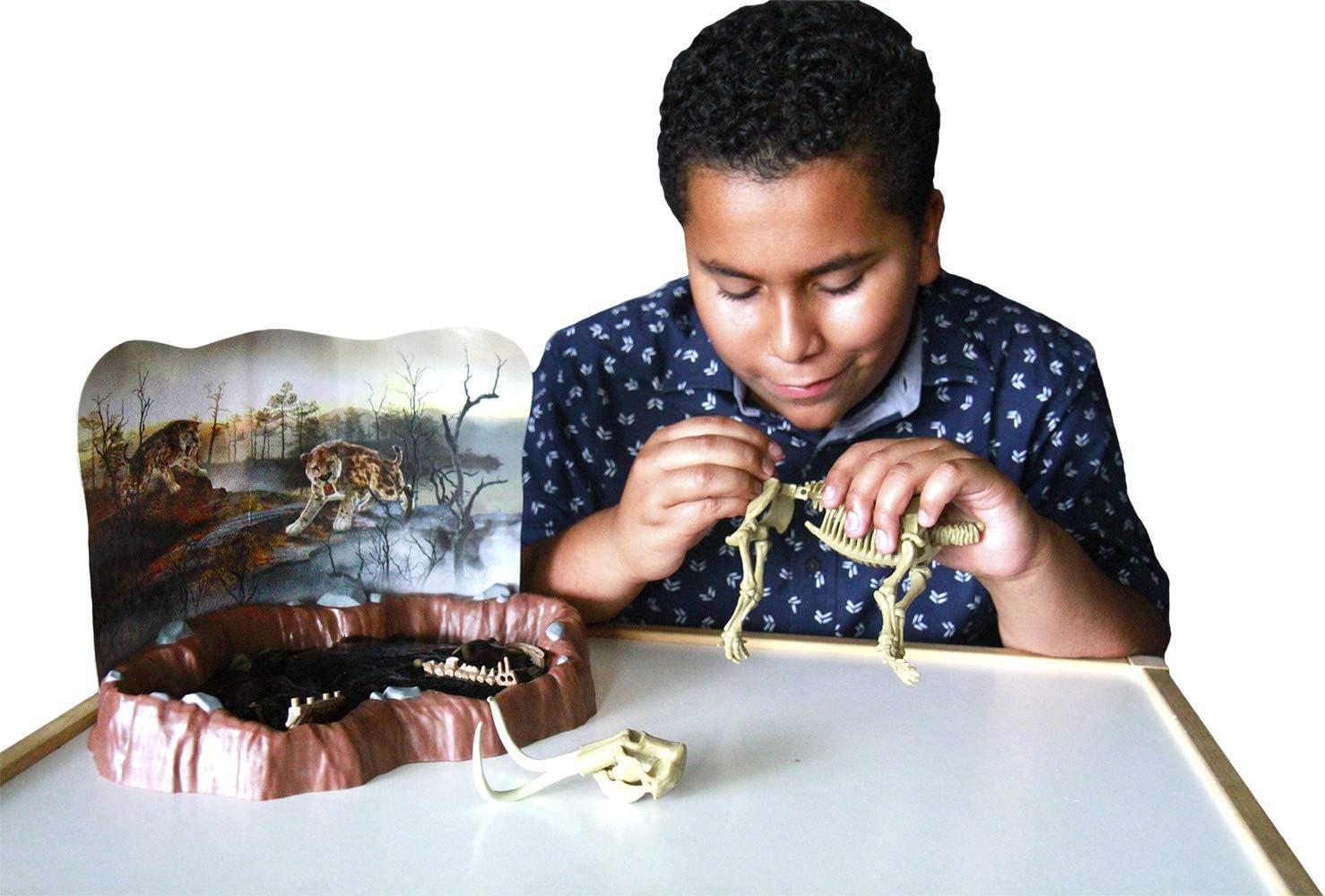 imageBasic Fun Dr Steve Hunters Tar Pits Explorer Saber Tooth Tiger Mammoth