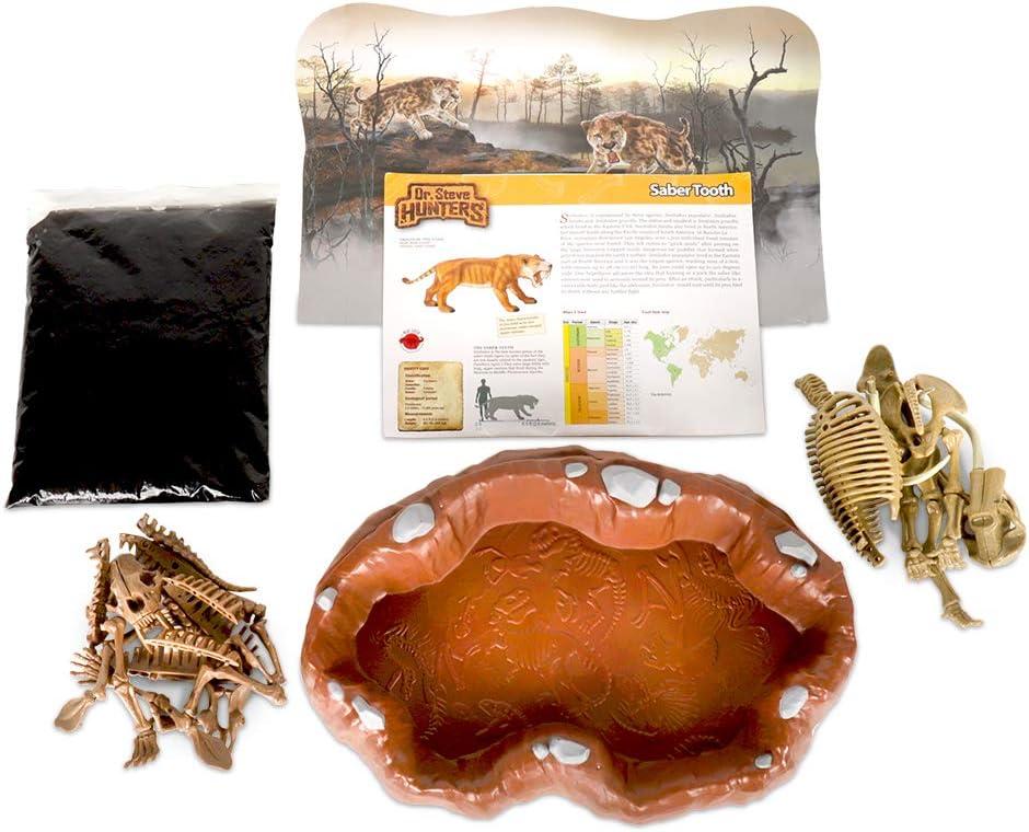 imageBasic Fun Dr Steve Hunters Tar Pits Explorer Saber Tooth Tiger Mammoth