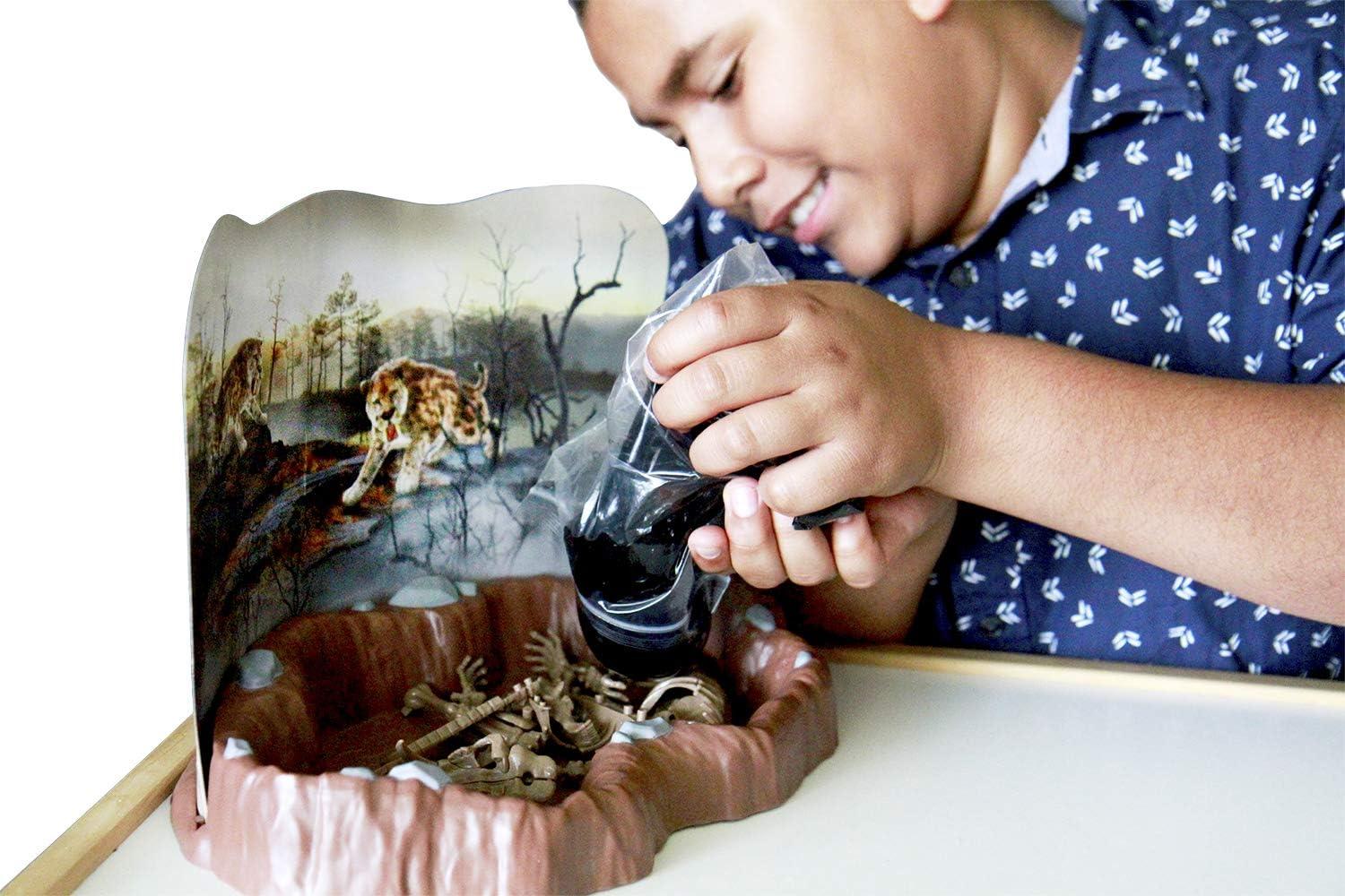 imageBasic Fun Dr Steve Hunters Tar Pits Explorer Saber Tooth Tiger Mammoth