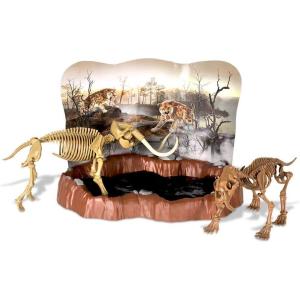 Basic Fun Dr. Steve Hunters Tar Pits Explorer (Saber Tooth Tiger + Mammoth)