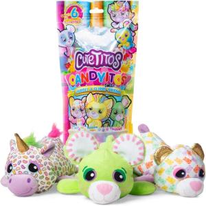 Cutetitos Candyitos, 17 cm Plush Toy, Scented & Soft Cuddly Toy, Charming Plush Toy with Candy Packaging, Suitable for Girls and Boys from 3 Years(candyitos)