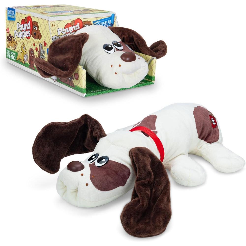 image:imagePOUND PUPPIES Cream with Medium Brown Spots Plush ToyCream With Brown Spots