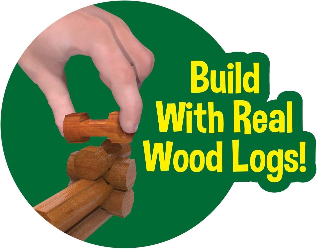 image:imageLINCOLN LOGS Classic Farmhouse 268 Pieces Real Wood Logs Ages 3 Best Retro Building Gift Set for BoysGirls Creative Construction Engineering Preschool Education Toy