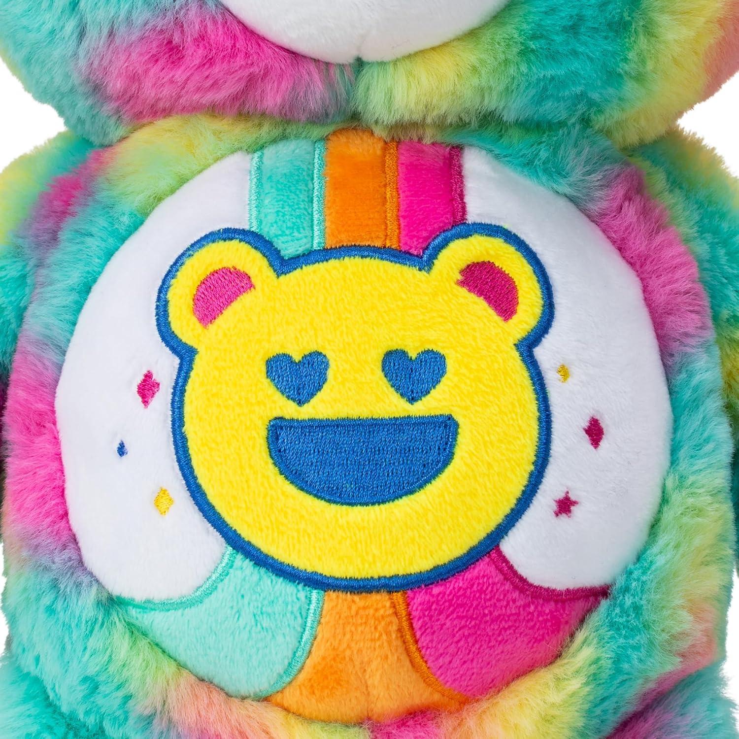 image:imageCare Bears 14 Good Vibes Bear TieDye Multicolored Plushie for Ages 4 Perfect Stuffed Animal Support Gift Super Soft and Cuddly Good for Girls and Boys Employees Collectors