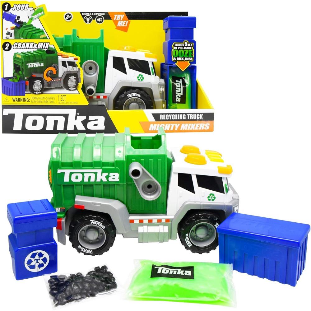 image:imageBasic Fun Tonka Mega Machines Mighty Mixers LampS Recycling Truck