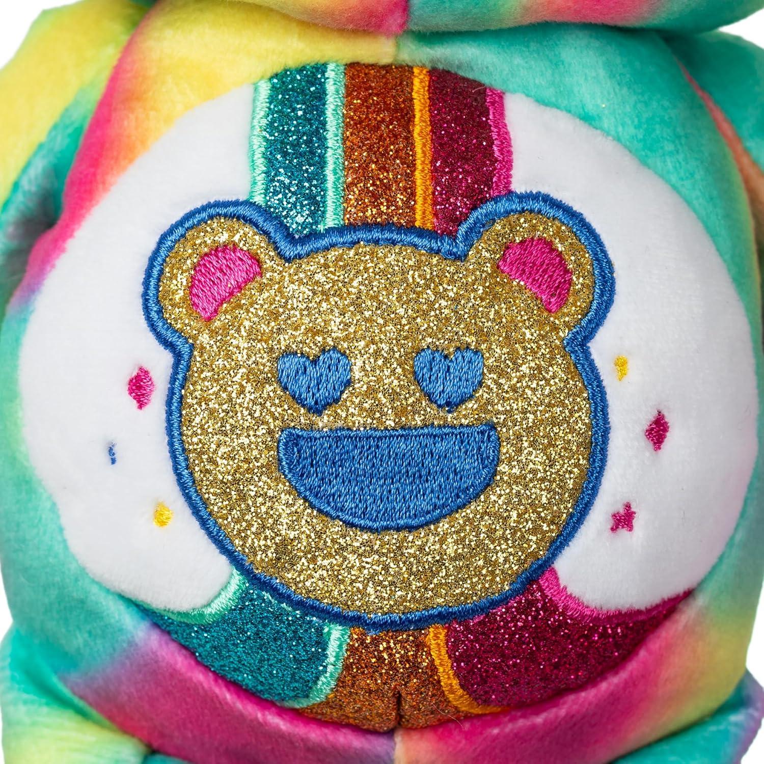 image:imageCare Bears 9 Glitter Good Vibes Bear TieDye Multicolored Made from Recycled Materials Good for Girls and Boys Collectors Ages 4