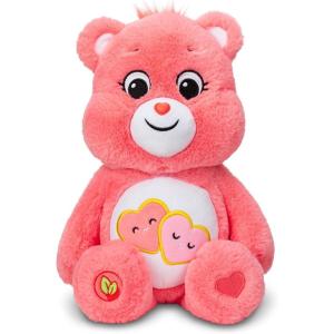 Care Bears 14′ Tenderheart Bear Plushie – Medium Size – Orange Plush for Ages 4+ – Perfect Stuffed Animal Holiday, Birthday Gift, Super Soft and Cuddly – For Girls and Boys, Collectors(Care Bears 14″ Love-a-lot Bear)