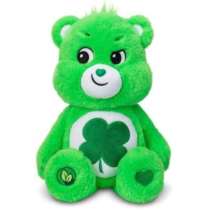 Care Bears 14′ Tenderheart Bear Plushie – Medium Size – Orange Plush for Ages 4+ – Perfect Stuffed Animal Holiday, Birthday Gift, Super Soft and Cuddly – For Girls and Boys, Collectors(Care Bears 14″ Good Luck Bear)