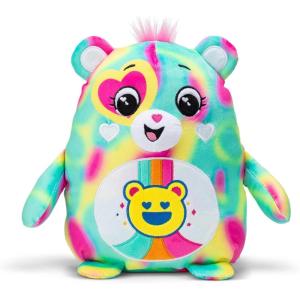 Care Bears Squishy 10″ Plush Good Vibes Bear – Soft Huggable Squishy Material! – Good for Girls and Boys, Employees, Collectors, Ages 4+